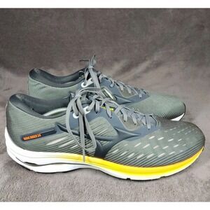 Mizuno Wave Rider 24 Mens Athletic Running Shoes Gray Size 12.5